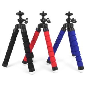 Flexible Octopus Phone Tripod – Bendable Stand & Mount for Vlogging, Live Streaming & Travel