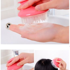 Silicone Scalp Massager & Shampoo Brush – Hair Growth, Dandruff & Deep-Clean Scalp Scrubber (Wet or Dry Use)