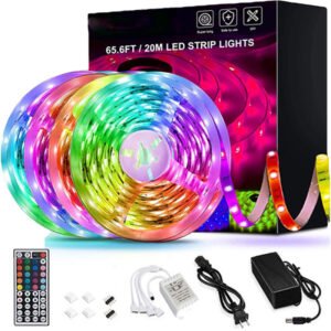 RGB LED Strip Lights – 5050 Color-Changing Room & TV Backlight