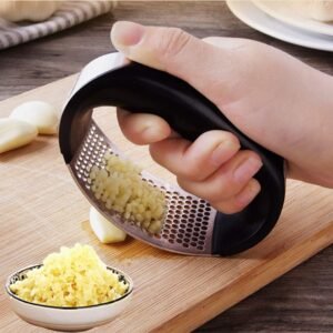 Stainless Steel Garlic Press & Masher
