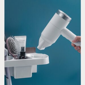 Hands-Free Hair Dryer Holder & Bathroom Organizer