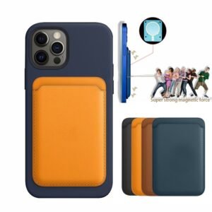 MagSafe Leather Wallet Card Holder Case for iPhone