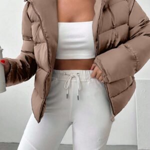 Women's Fleece Zip-Up Hoodie with Pockets