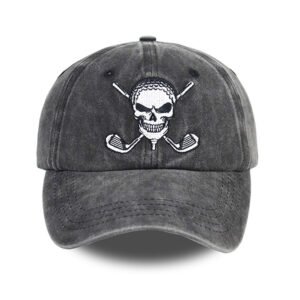 Vintage Washed Skull Baseball Cap